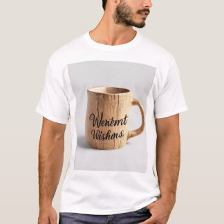 温かい願い: ハンドメイドの木工工房マグカップ Tシャツ
