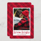 温かい願い |プレイドホリデーカード シーズンカード (正面/裏面)