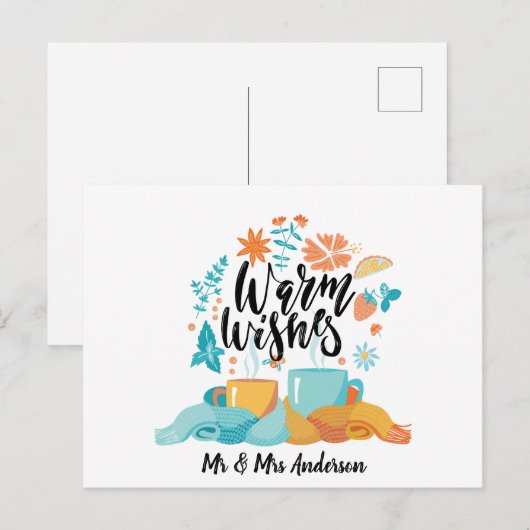 温かい願い ポストカード (正面/裏面)