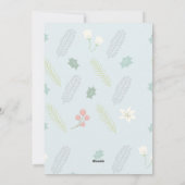 「温かい願い」ロビン&コーヒーカップクリスマスカード シーズンカード (裏面)