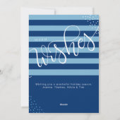 温かい願い – 写真カード シーズンカード (裏面)