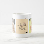 温かい黄&フォトマザーズデイコーヒーマグ コーヒーマグカップ (中央)