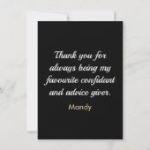 温かい＆感動的なカスタム写真 父の日 カード (裏面)