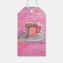 温かいCHOColateウィッシュ – Kids Art for CHOC ギフトタグ