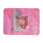 温かいCHOColateウィッシュ – Kids Art for CHOC マグネット (横)