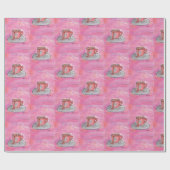 温かいCHOColateウィッシュ – Kids Art for CHOC ラッピングペーパー (フラット)