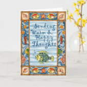 温かくて幸せな思い – グリーティングカード (黄色い花)