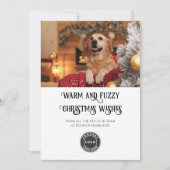 温かくファジーな獣医ペット写真事業 シーズンカード (正面)