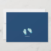 温かく居心地の良い誕生日パーティーの招待状 招待状 (裏面)