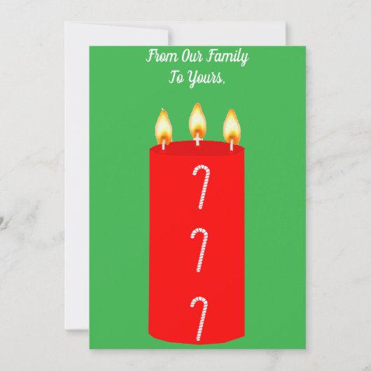 温かく素晴らしいクリスマスカード シーズンカード (正面)