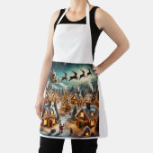 温かく、おとぎ話のクリスマスエプロン エプロン (インサイチュ)