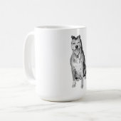 温かな穏やかなムード コーヒーマグカップ (正面左)