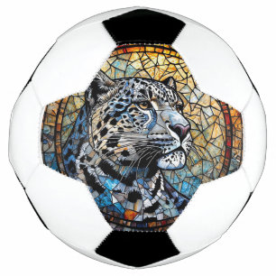 温かみと涼しさを兼ね備えたレオパード サッカーボール