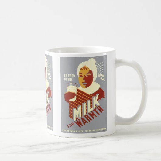 温かみのあるミルク コーヒーマグカップ (右)
