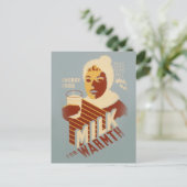 温かみのあるミルク ポストカード (スタンド正面)