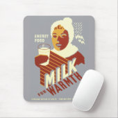 温かみのあるミルク マウスパッド (マウス)