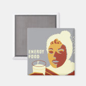 温かみのあるミルク マグネット (正面/裏面)