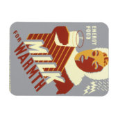 温かみのあるミルク マグネット (横)