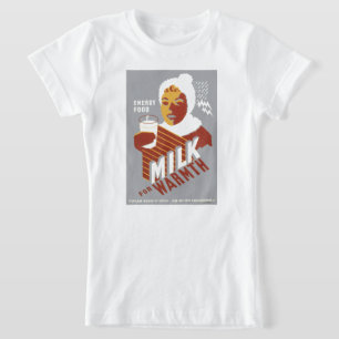 温かみのあるミルク Tシャツ