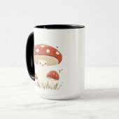 温かみのある収穫のイラストです マグカップ (正面左)