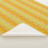 温かわいらし色淡い色の白熱［赤熱］光を放つレモン シェルパブランケット (3/4)