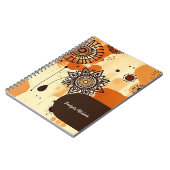 温か自然いマンダ素朴ラ秋 ノートブック (左側)