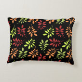 温カラフルかいトーンの紅葉 アクセントクッション (裏面)