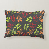 温カラフルかいトーンの紅葉 アクセントクッション (裏面)