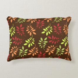 温カラフルかいトーンの紅葉 アクセントクッション