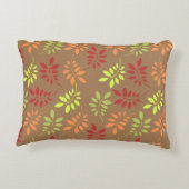 温カラフルかいトーンの紅葉 アクセントクッション (裏面)