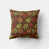 温カラフルかいトーンの紅葉 クッション (裏面)