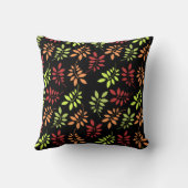 温カラフルかいトーンの紅葉 クッション (裏面)