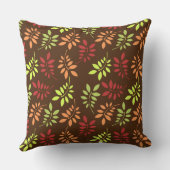 温カラフルかいトーンの紅葉 クッション (裏面)