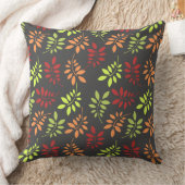 温カラフルかいトーンの紅葉 クッション (ブランケット)