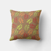 温カラフルかいトーンの紅葉 クッション (裏面)