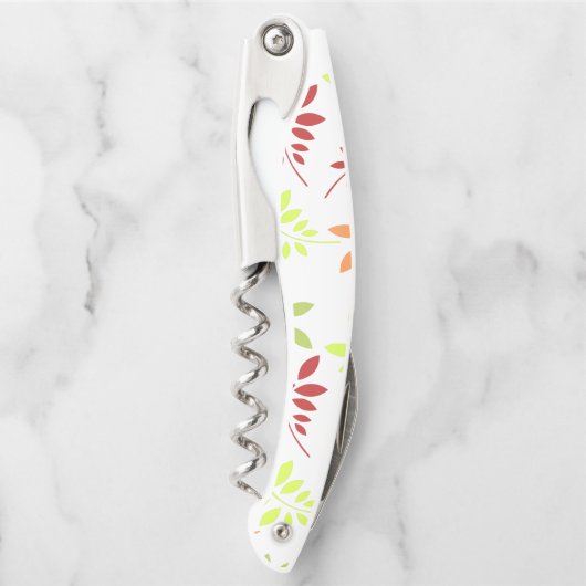 温カラフルかいトーンの紅葉 ソムリエナイフ (正面)