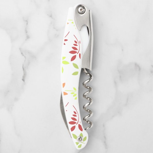 温カラフルかいトーンの紅葉 ソムリエナイフ (裏面)