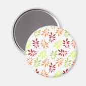 温カラフルかいトーンの紅葉 マグネット (正面/裏面)