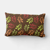 温カラフルかいトーンの紅葉 ランバークッション (裏面)