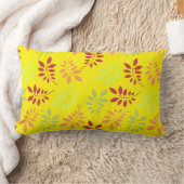 温カラフルかいトーンの紅葉 ランバークッション (ブランケット)