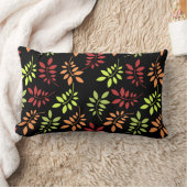 温カラフルかいトーンの紅葉 ランバークッション (ブランケット)