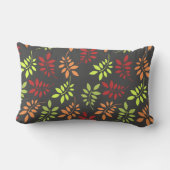 温カラフルかいトーンの紅葉 ランバークッション (裏面)