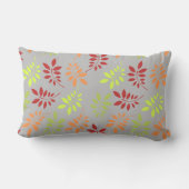 温カラフルかいトーンの紅葉 ランバークッション (裏面)