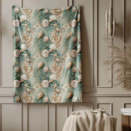 温クラシックかく魅力的な雰囲気の海岸沿いのスロー フリースブランケット