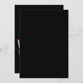 温ストップ度のない地球のアンチの自由主義の気候 招待状 (正面/裏面)