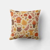 温パターン（の模様が）ある枕 クッション (裏面)