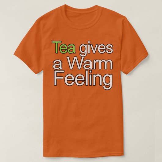 温与えかい感じ引用文 Tシャツ (デザイン正面)