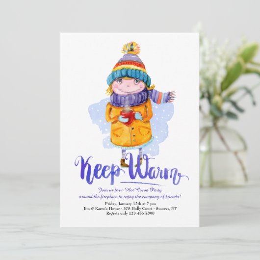 温保温招待状 招待状 (スタンド正面)