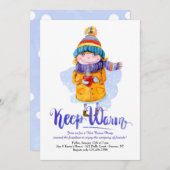 温保温招待状 招待状 (正面/裏面)