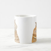 温冬セーターにハグキャットハグスナグルズ コーヒーマグカップ (中央)